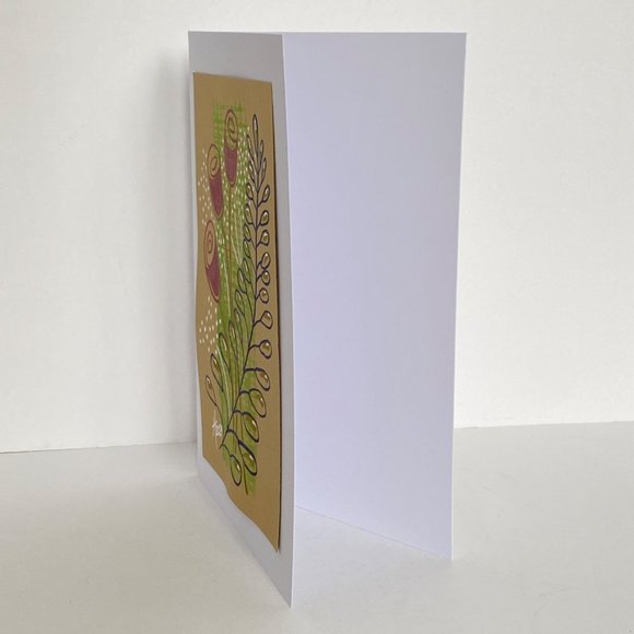 Handmade Original Art Blank Greeting Card and Envelope Suitable for Framing - Picture 3 of 6
